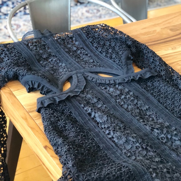 COPY - Self Portrait Payne Cutout Dress, Black - Picture 3 of 10